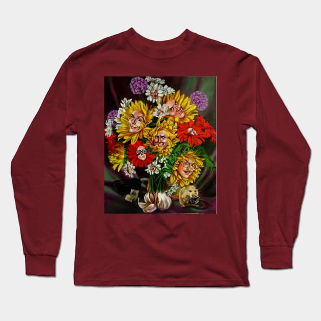 Weird Alliums Yankovic Long Sleeve T-Shirt by RachelSVParry